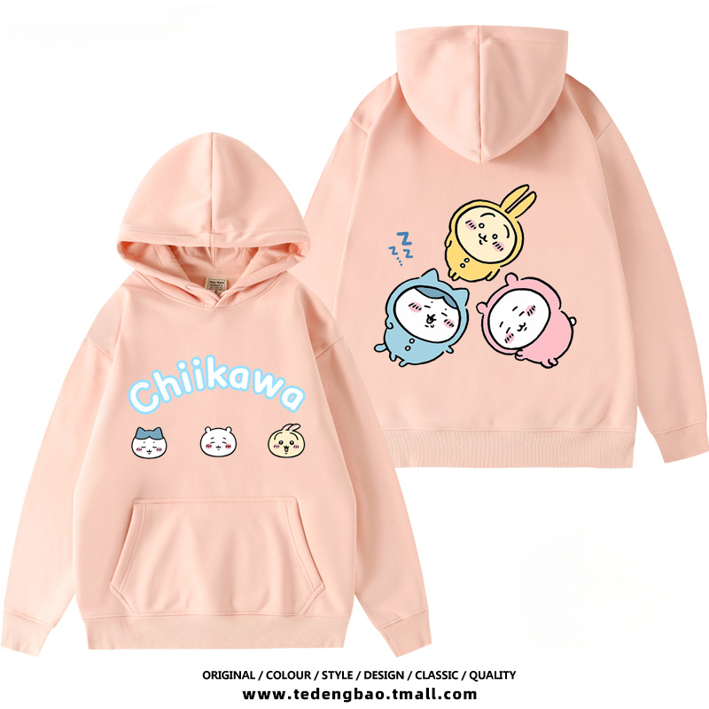 Chiikawa新款 親子情侶男女款連帽衛衣-ZUIHANG SHOP