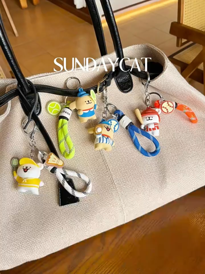 線條小狗 包包掛件 高級感小玩偶情侶書包小掛飾