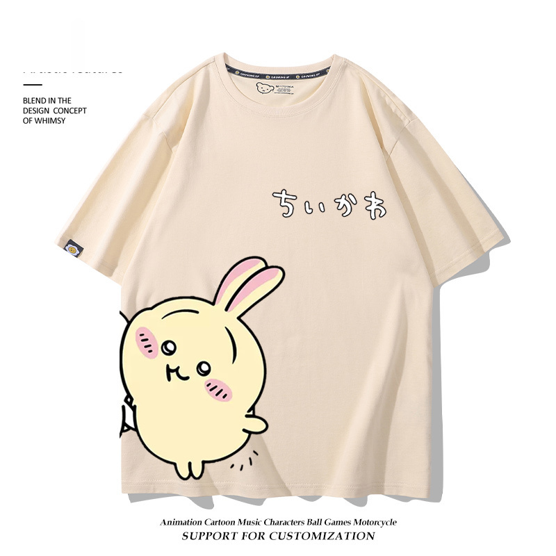 Chiikawa 2025親子情侶男女同款 印花短袖T恤-ZUIHANG SHOP