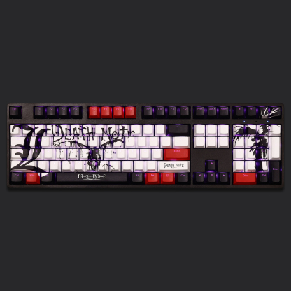 死亡筆記Death Note透光RGB108鍵標準配列衛星軸鍵帽-ZUIHANG SHOP