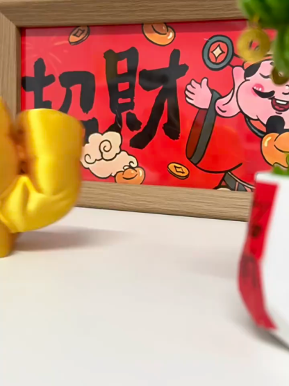 潮玩招財系列擺件 新年創意裝飾品3D打印禮物