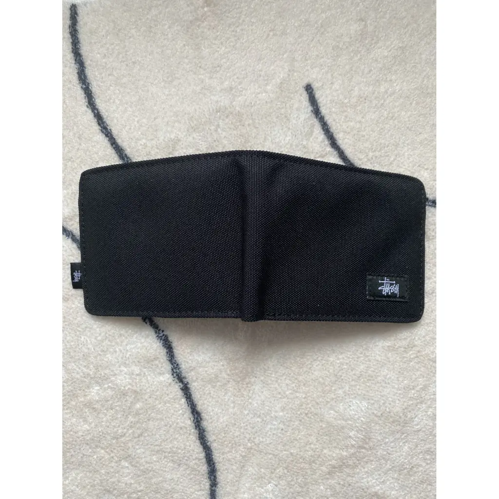 斯圖西潮牌皮夾 潮牌牛津布短版錢包