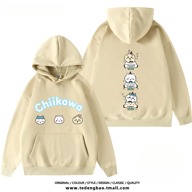 Chiikawa新款 親子情侶男女款連帽衛衣-ZUIHANG SHOP