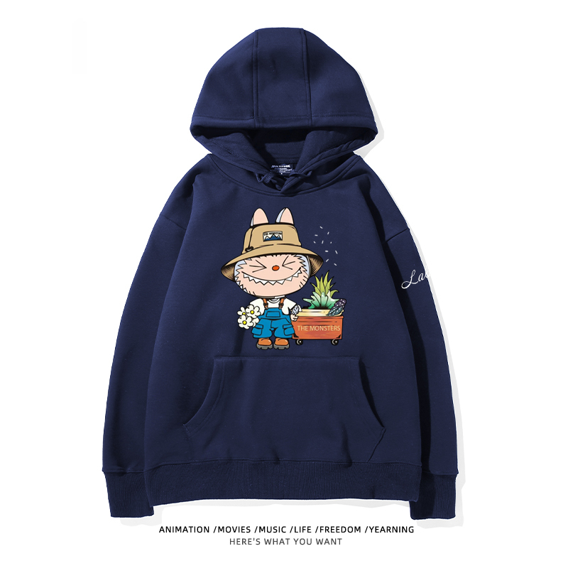 labubu新款 寬鬆百搭 秋冬款 寬鬆連帽衛衣-ZUIHANG SHOP