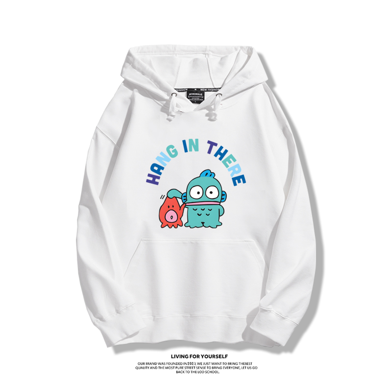 人魚漢頓醜魚新款 親子情侶男女款連帽衛衣-ZUIHANG SHOP