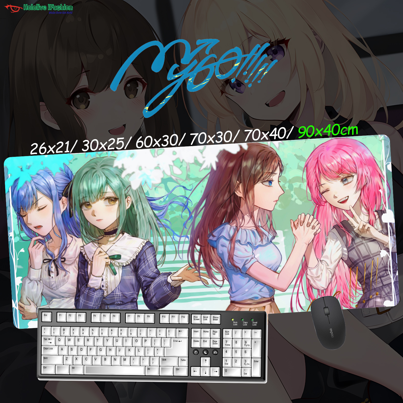 BanG Dream! It's MyGO!!!!! 超大鎖邊主題桌墊 布質滑鼠墊