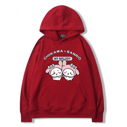 chiikawa吉伊卡哇聯名三麗歐新款 親子情侶男女款連帽衛衣-ZUIHANG SHOP