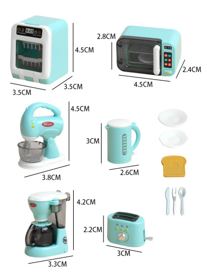 兒童過家家玩具烤箱與果汁機 - 打蛋器與麵包機小家電玩具推薦-ZUIHANGSHOP