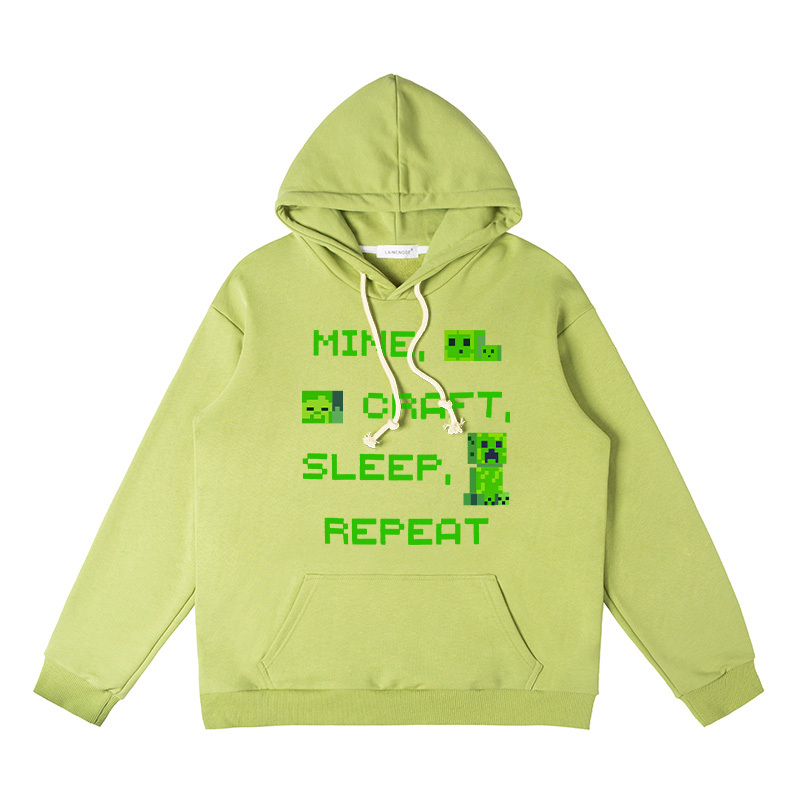 麥塊新款 親子情侶男女款連帽衛衣-ZUIHANG SHOP