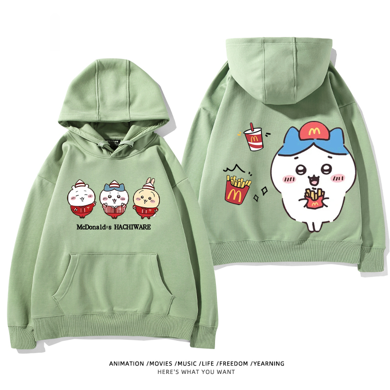 Chiikawa新款 親子情侶男女款連帽衛衣-ZUIHANG SHOP