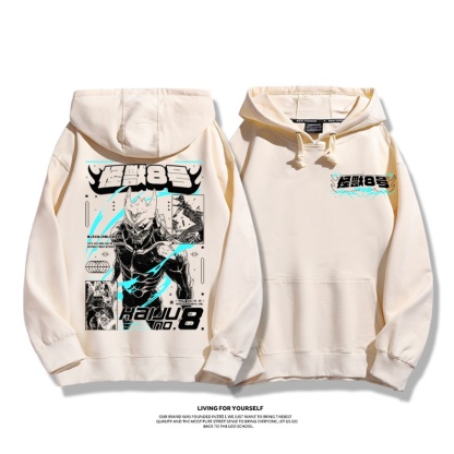 怪獸8號 2025秋冬新款 親子情侶男女連帽衛衣