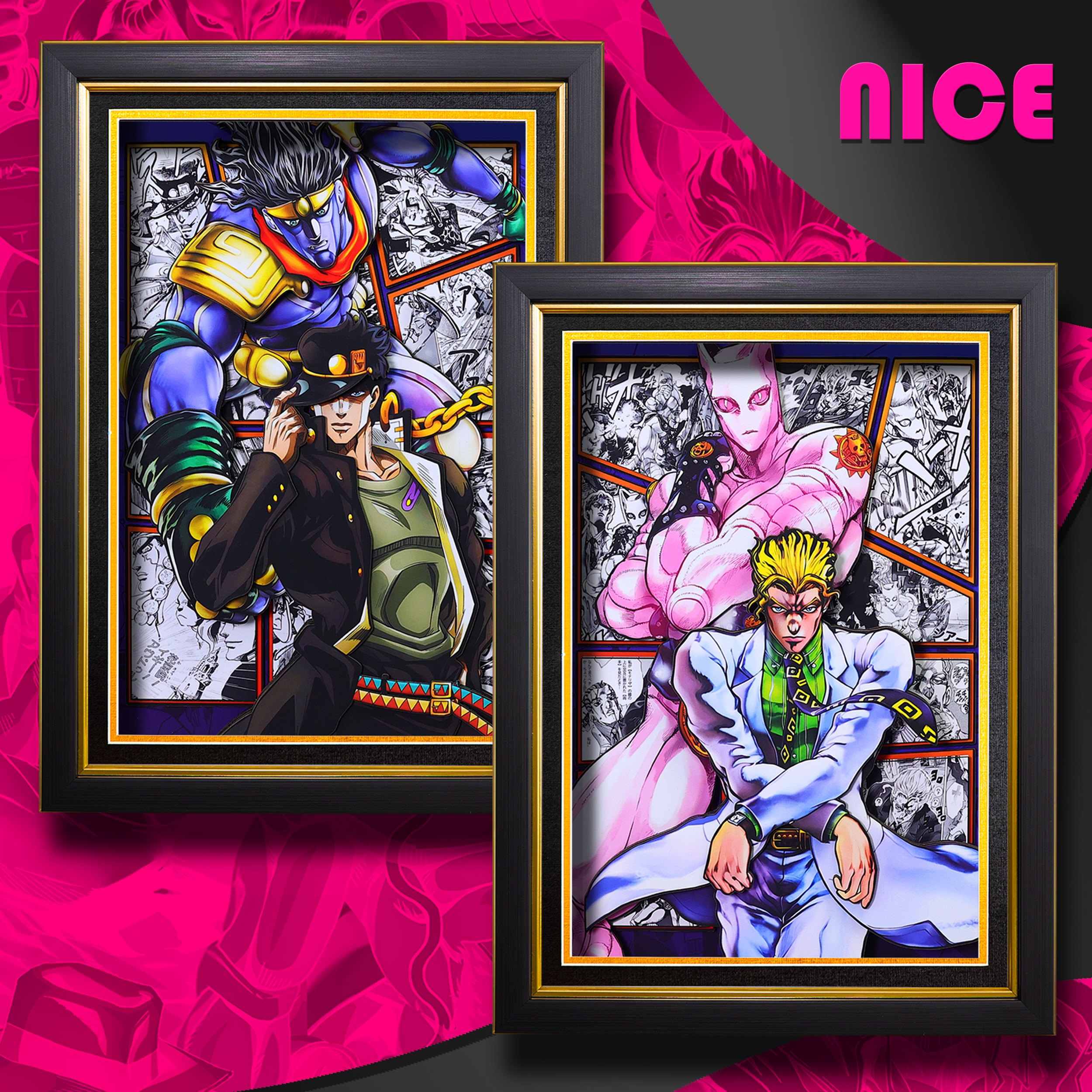 JOJO的奇妙冒險 3D立體畫-ZUIHANG SHOP