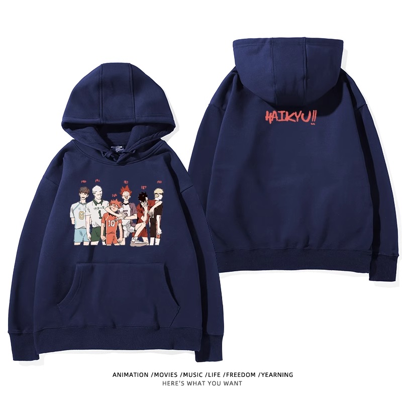 排球少年新款 親子情侶男女款連帽衛衣-ZUIHANG SHOP