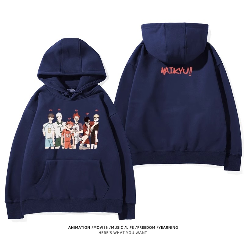 排球少年新款 親子情侶男女款連帽衛衣-ZUIHANG SHOP