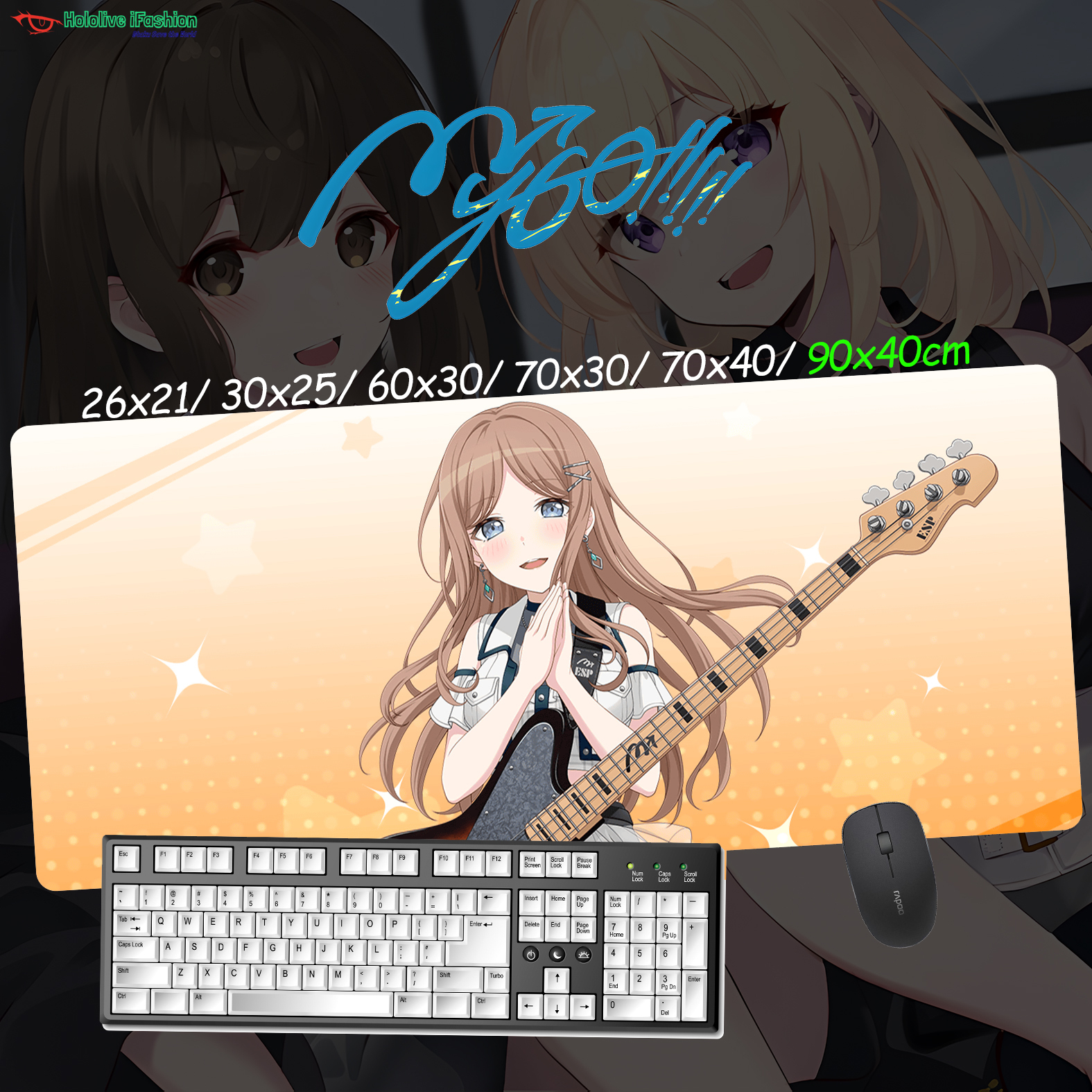 BanG Dream! It's MyGO!!!!! 超大鎖邊主題桌墊 布質滑鼠墊