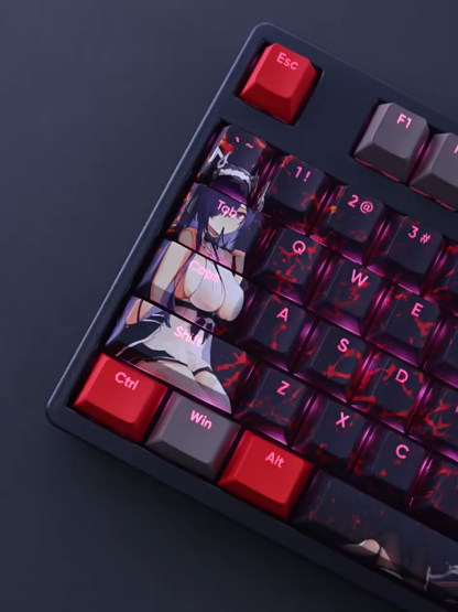 奧古斯特透光RGB108鍵標準配列衛星軸鍵帽