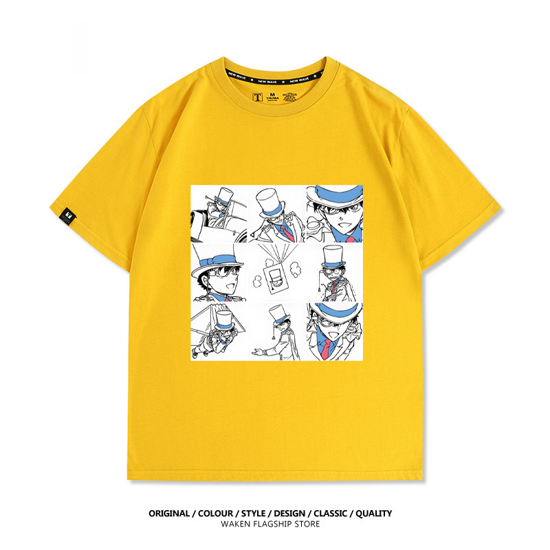 怪盜基德 2025親子情侶男女同款 印花短袖T恤