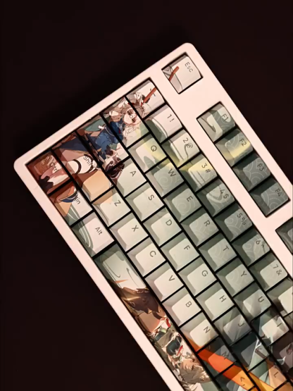 飛霄透光RGB108鍵標準配列衛星軸鍵帽