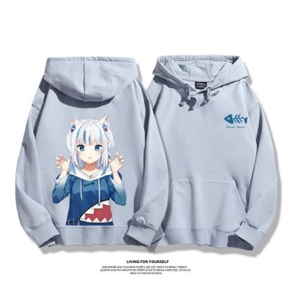 Gawr Gura 2025秋冬新款 親子情侶男女連帽衛衣-ZUIHANG SHOP