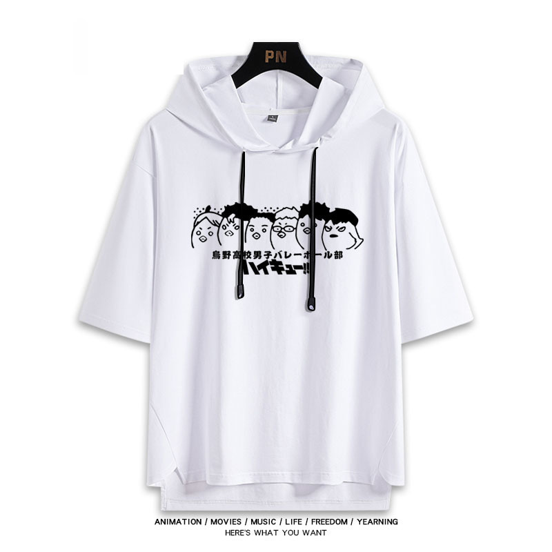 排球少年 連帽短袖T恤