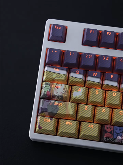 孤獨搖滾伊地知虹夏透光RGB108鍵標準配列衛星軸鍵帽