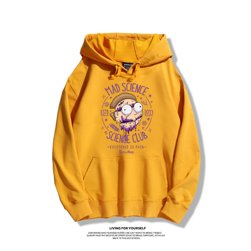 瑞克和莫蒂新款 親子情侶男女款連帽衛衣-ZUIHANG SHOP