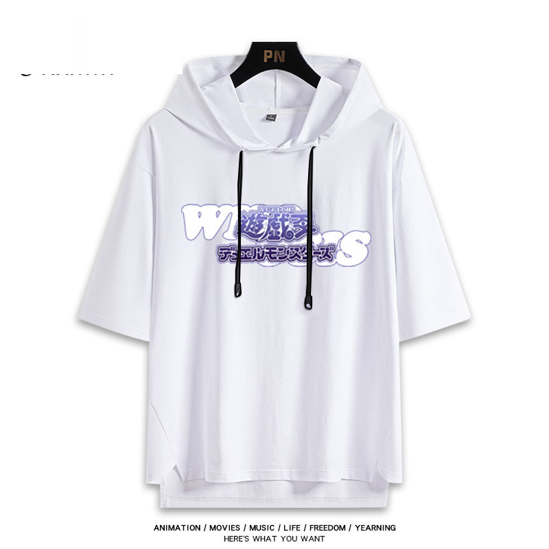遊戲王 武藤遊戲 連帽短袖T恤-ZUIHANG SHOP