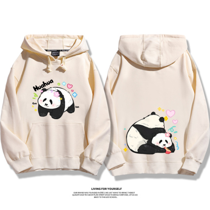 花花果賴熊貓新款 親子情侶男女款連帽衛衣-ZUIHANG SHOP