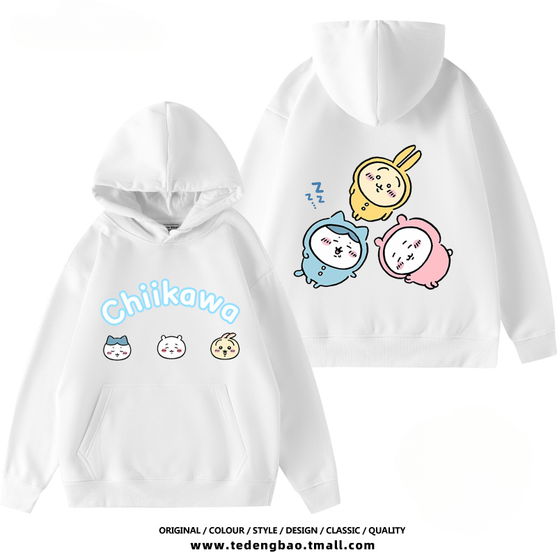 Chiikawa新款 親子情侶男女款連帽衛衣-ZUIHANG SHOP