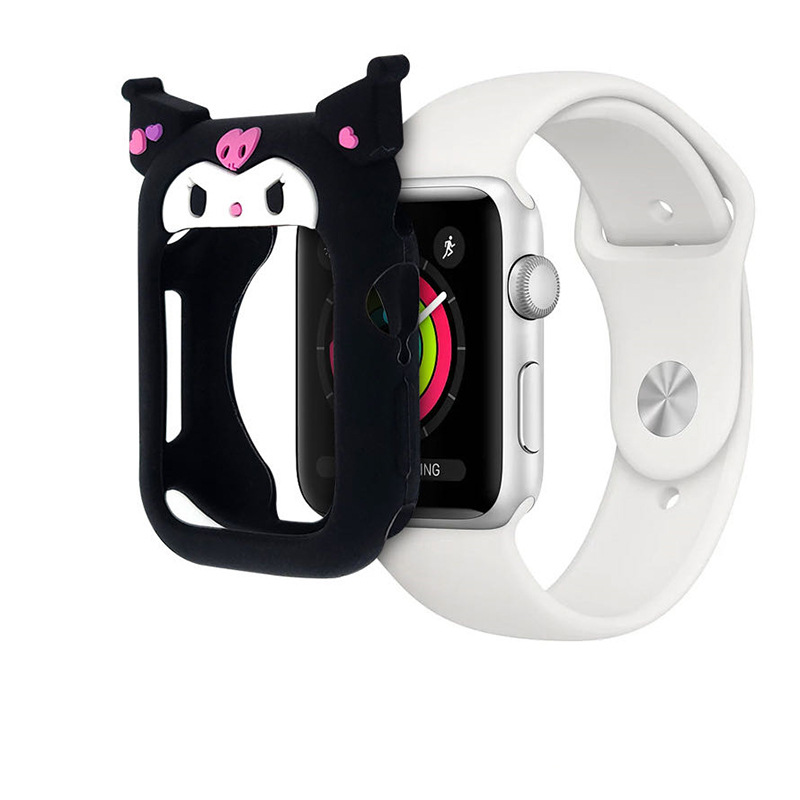 三麗鷗適用iwatch蘋果手錶硅膠保護套applewatch6代7/SE/5/4/3/2