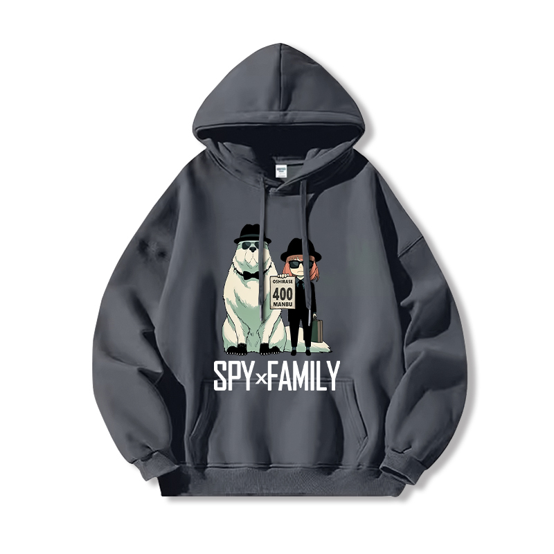 間諜家家酒新款 親子情侶男女款連帽衛衣-ZUIHANG SHOP