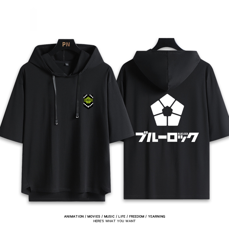 藍色監獄 連帽短袖T恤-ZUIHANG SHOP