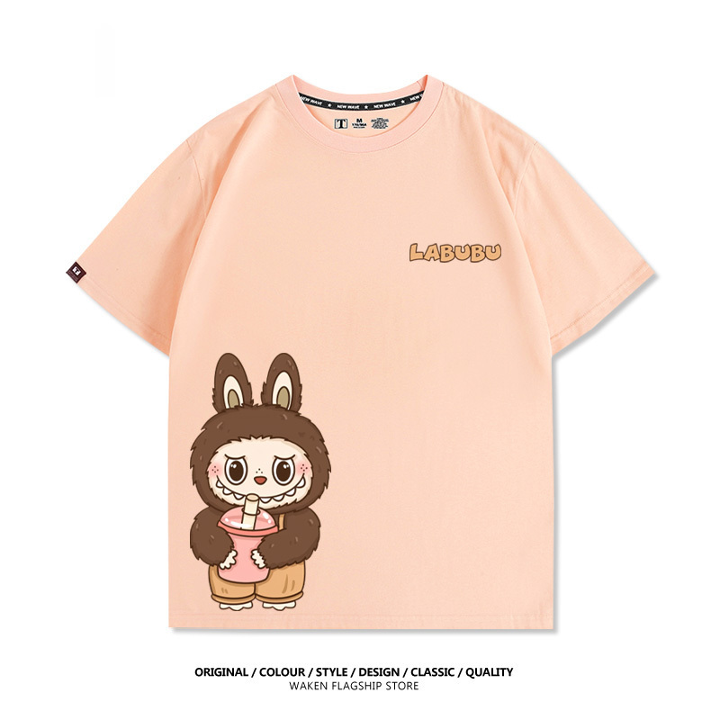 Labubu美式潮牌 印花短袖T恤-ZUIHANG SHOP