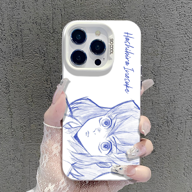 線條鬼滅之刃彩銀防摔手機殼