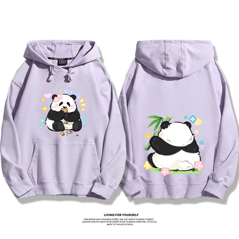 花花果賴熊貓新款 親子情侶男女款連帽衛衣-ZUIHANG SHOP