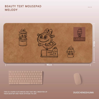 labubu拉布布 主題桌墊 布質滑鼠墊-ZUIHANG SHOP