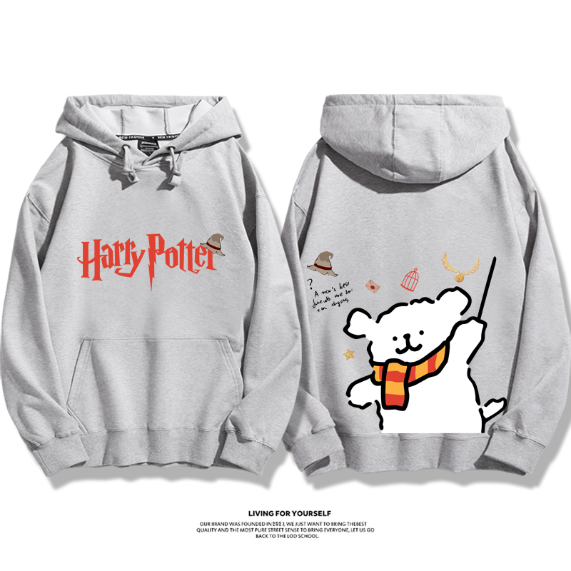 線條小狗 X 哈利波特聯名 親子情侶男女款連帽衛衣-ZUIHANG SHOP