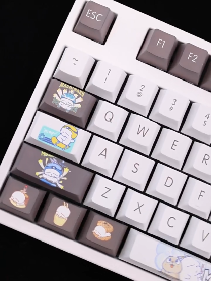 流氓兔透光RGB108鍵標準配列衛星軸鍵帽