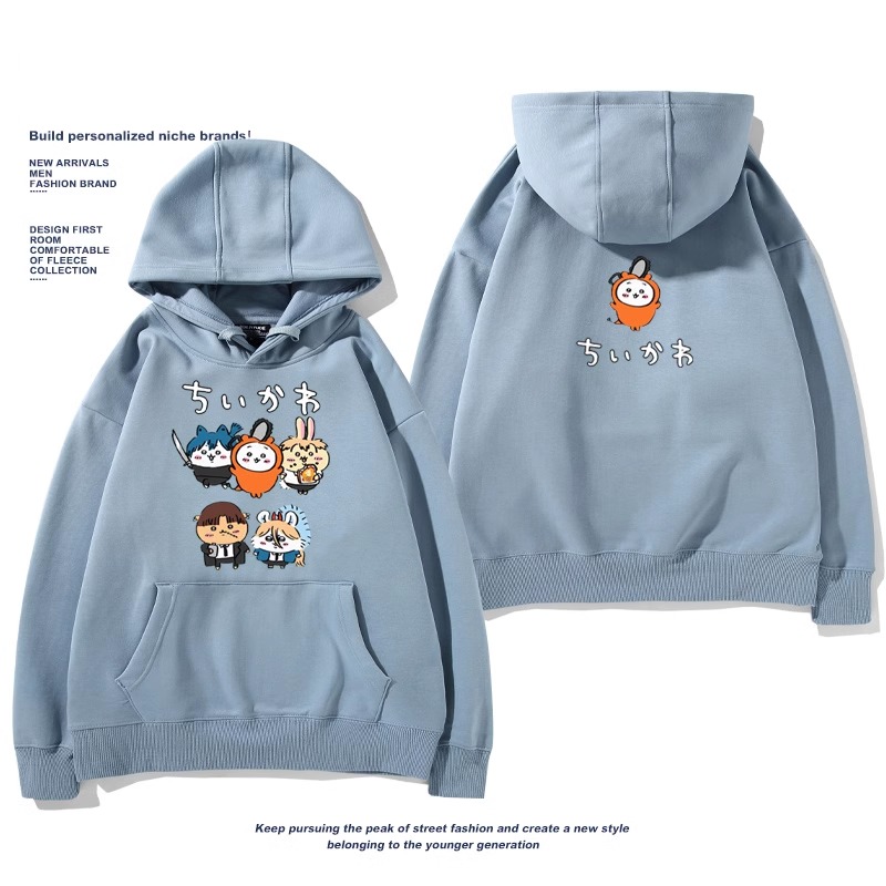 Chiikawa新款 親子情侶男女款連帽衛衣-ZUIHANG SHOP