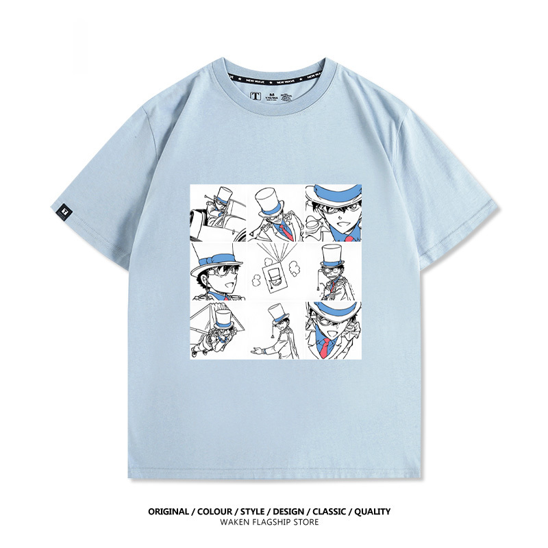 怪盜基德 2025親子情侶男女同款 印花短袖T恤