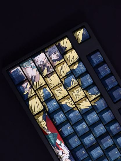 雲璃透光RGB108鍵標準配列衛星軸鍵帽