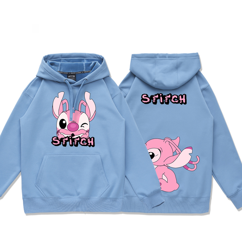 史迪奇 2025秋冬新款 親子情侶裝連帽衛衣