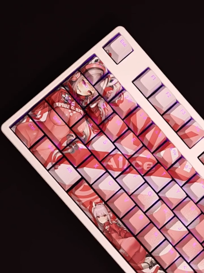勝利女神nikke透光RGB108鍵標準配列衛星軸鍵帽