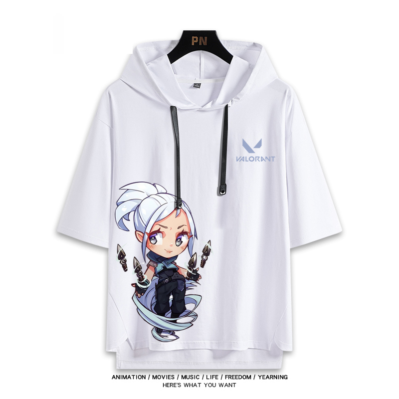 無畏契約VALORANT 連帽短袖T恤-ZUIHANG SHOP