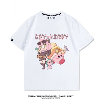 星之卡比X安妮亞 印花短袖T恤-ZUIHANG SHOP