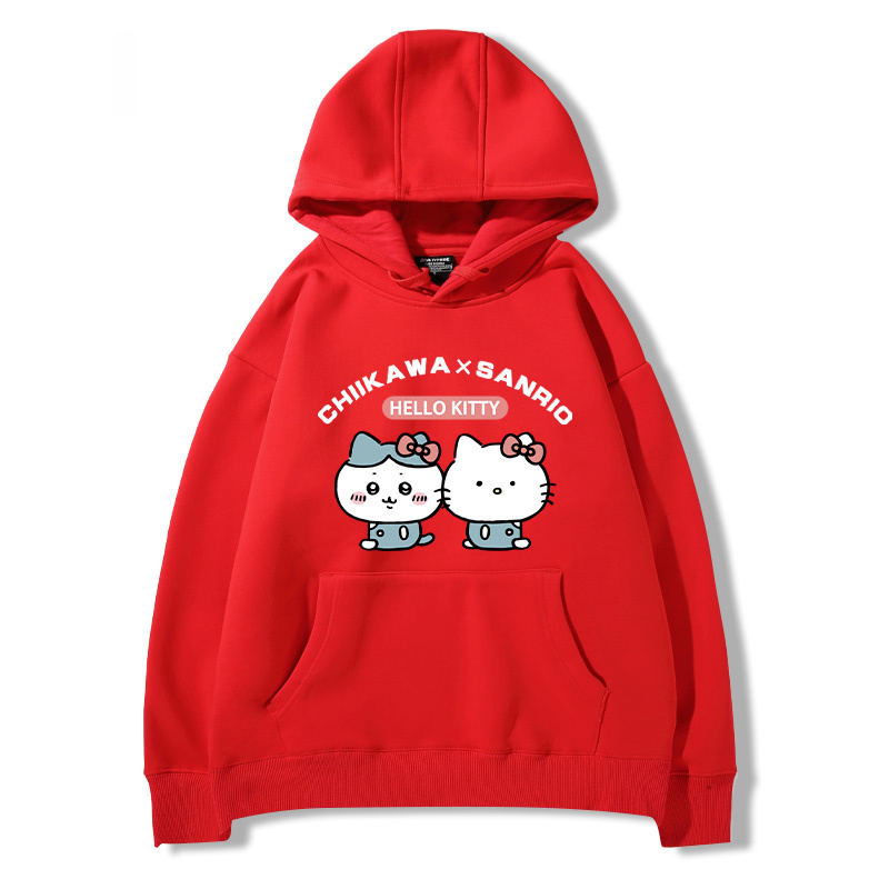 chiikawa吉伊卡哇聯名三麗歐新款 親子情侶男女款連帽衛衣-ZUIHANG SHOP