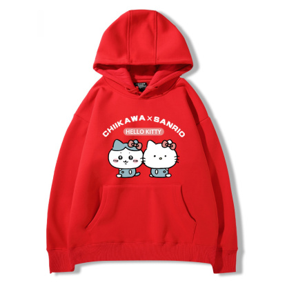chiikawa吉伊卡哇聯名三麗歐新款 親子情侶男女款連帽衛衣-ZUIHANG SHOP