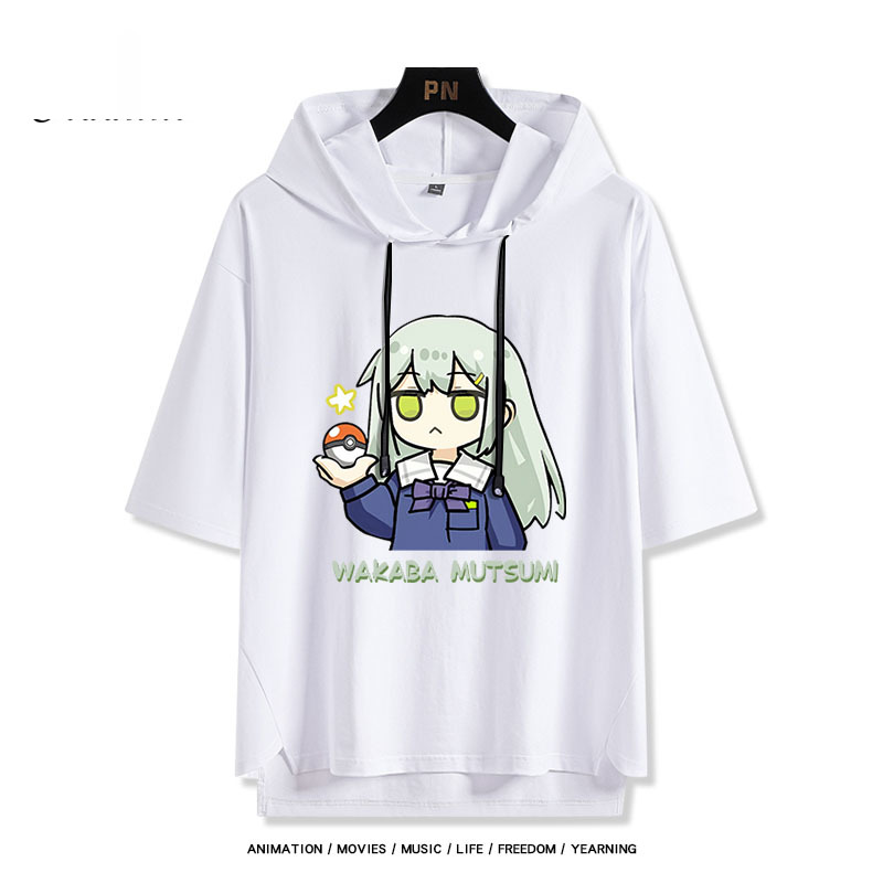 BanG Dream! Ave Mujica 若葉睦 連帽短袖T恤-ZUIHANG SHOP