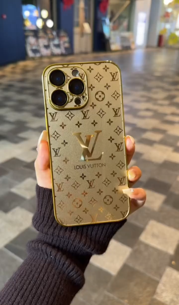 路易威登亞克力全包手机壳