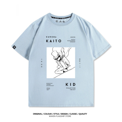 怪盜基德 2025親子情侶男女同款 印花短袖T恤